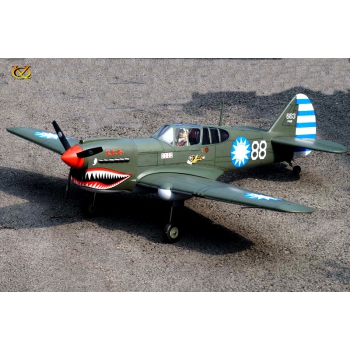 Flugzeug P-40 Curtiss AVG Kitty Hawk 60 Größe EP-GP ARF - VQ-Models